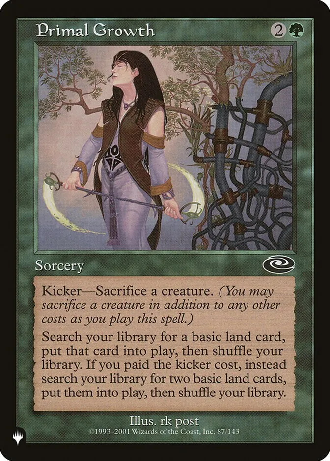2020 The List Primal Growth #PLS-87 common card image