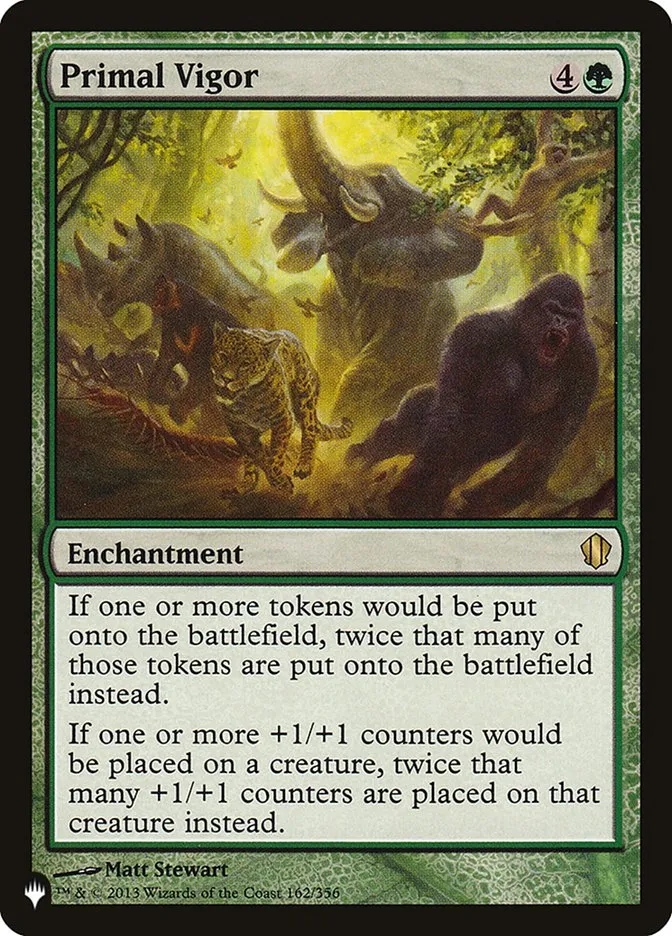 2020 The List Primal Vigor #C13-162 rare card image