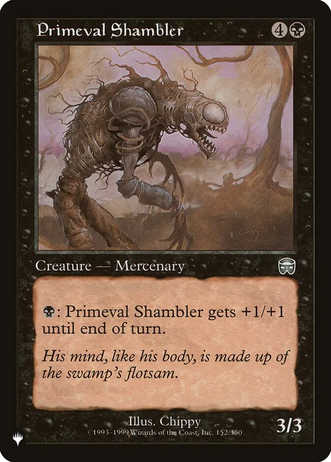 2020 The List Primeval Shambler #MMQ-152 uncommon card image