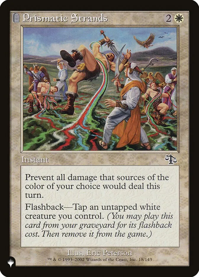 2020 The List Prismatic Strands #JUD-18 common card image