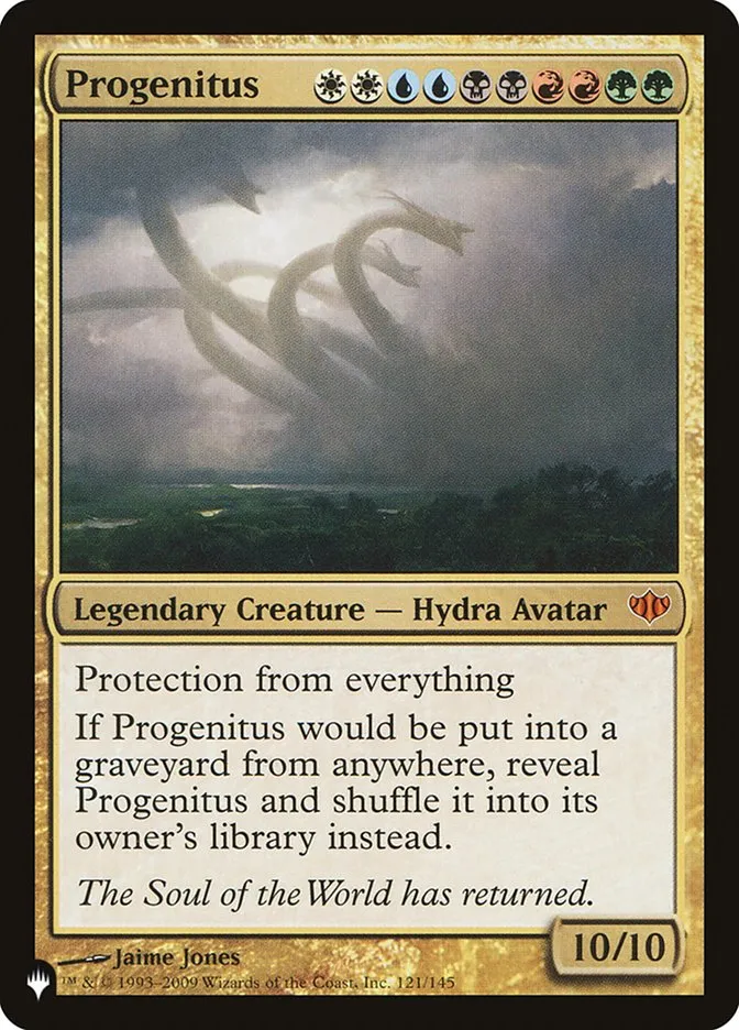 2020 The List Progenitus #CON-121 mythic card image