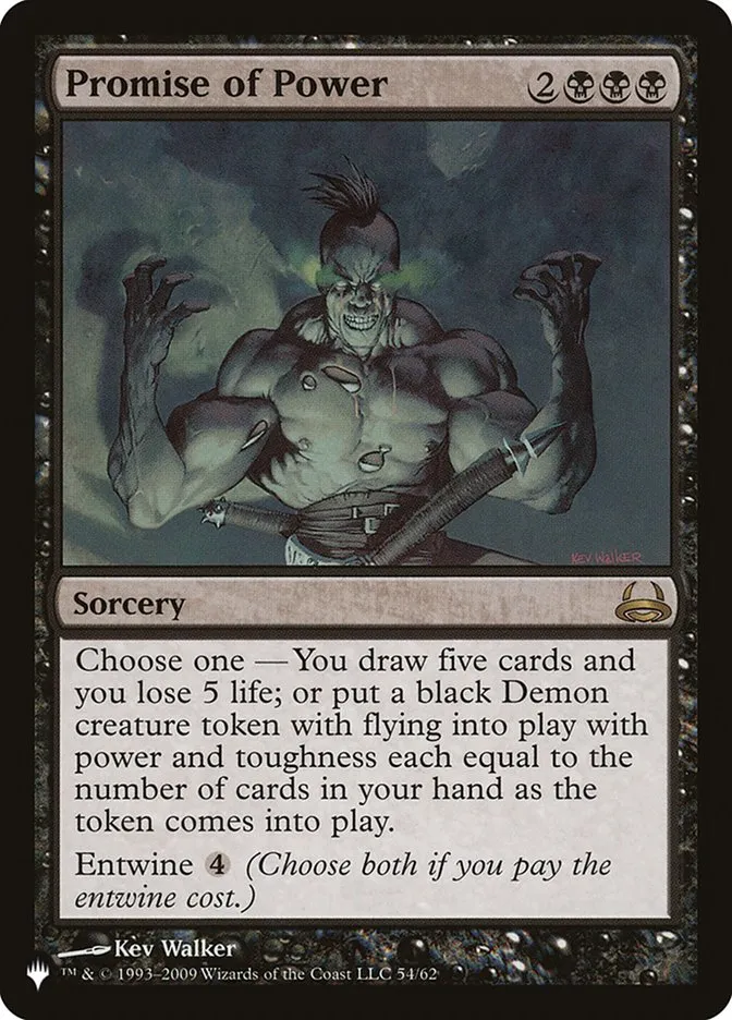 2020 The List Promise of Power #DDC-54 rare card image