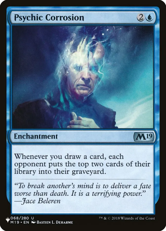 2020 The List Psychic Corrosion #M19-68 uncommon card image