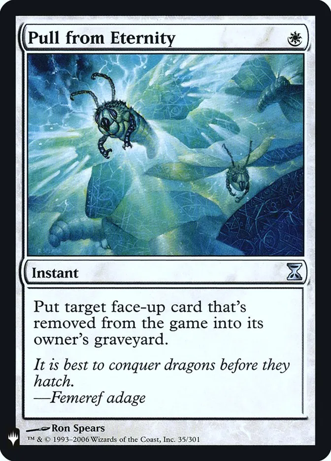 2020 The List Pull from Eternity uncommon #TSP-35 uncommon card image