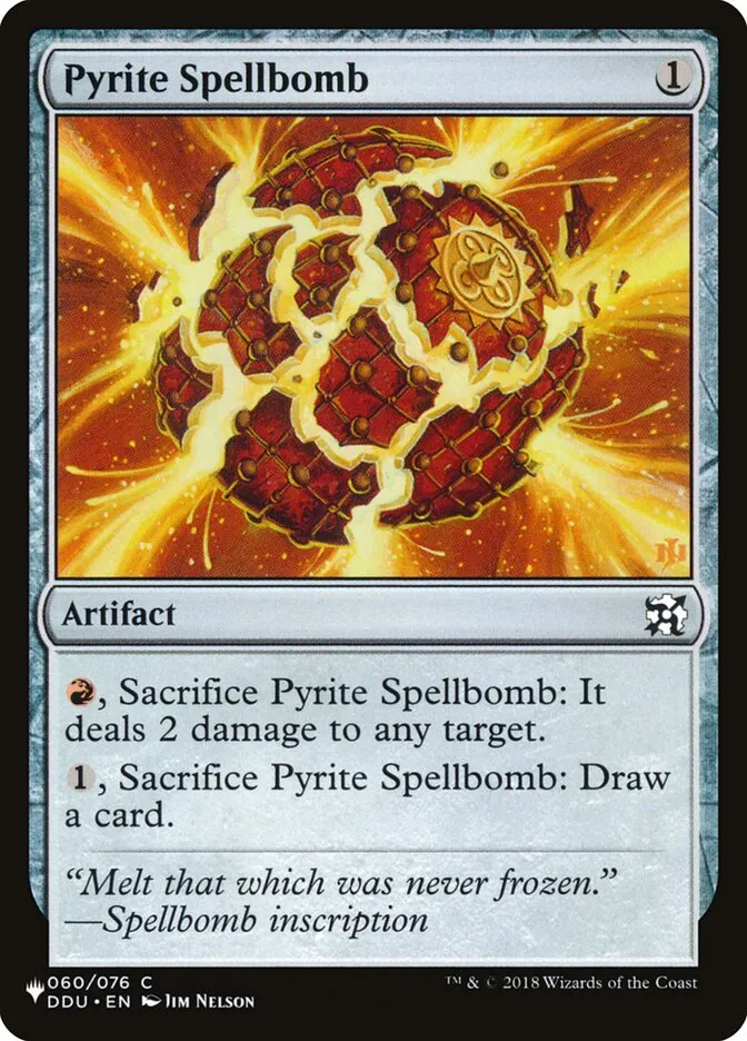 2020 The List Pyrite Spellbomb #DDU-60 common card image