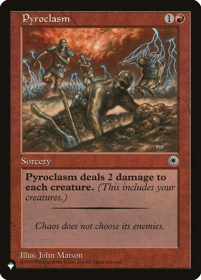 2020 The List Pyroclasm #POR-143 rare card image