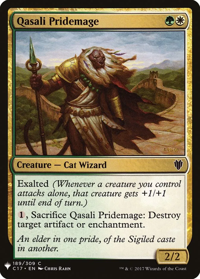 2020 The List Qasali Pridemage #C17-189 common card image