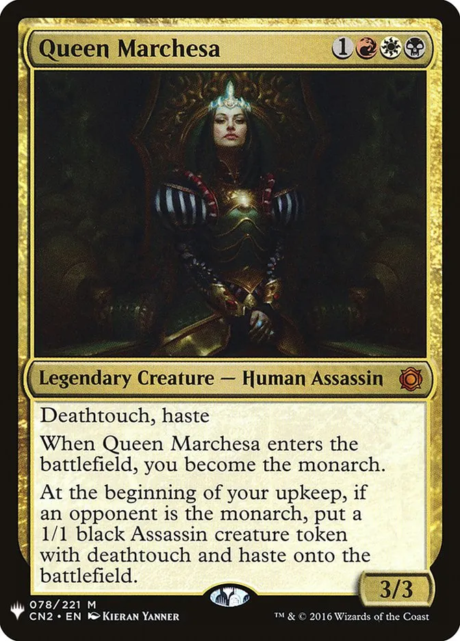 2020 The List Queen Marchesa #CN2-78 mythic card image