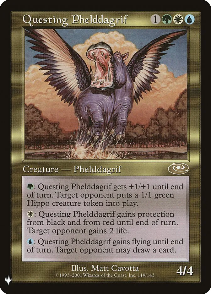 2020 The List Questing Phelddagrif #PLS-119 rare card image