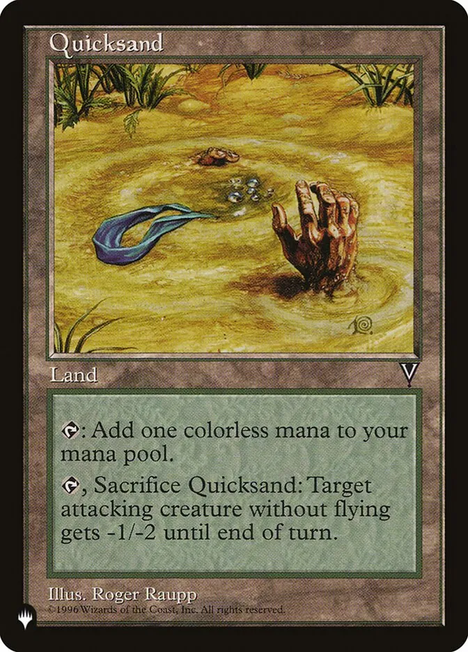 2020 The List Quicksand uncommon #VIS-166 uncommon card image