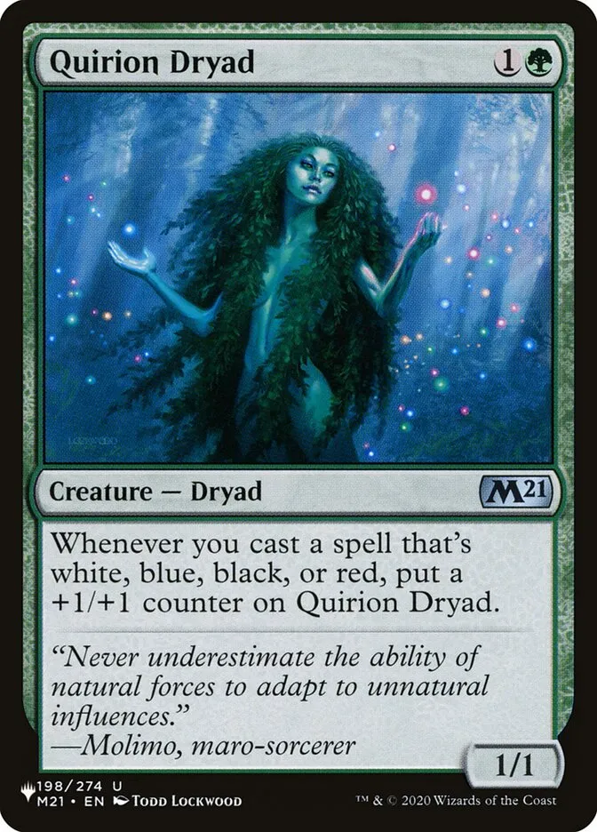 2020 The List Quirion Dryad #M21-198 uncommon card image