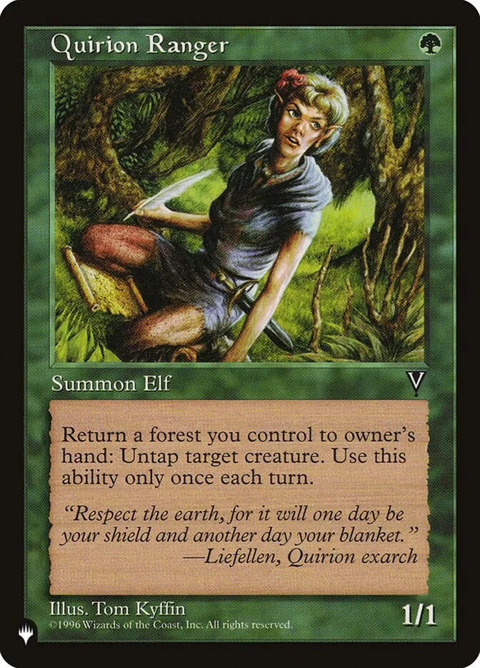 2020 The List Quirion Ranger #VIS-117 common card image