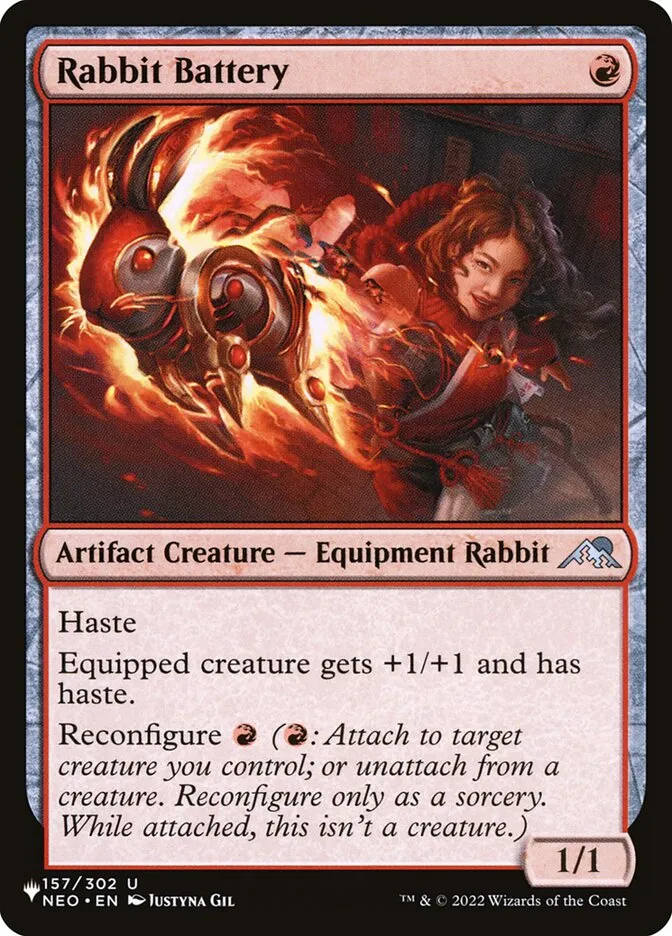 2020 The List Rabbit Battery #NEO-157 uncommon card image