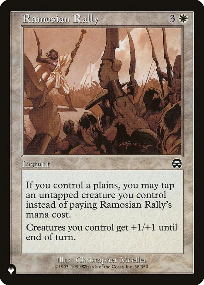 2020 The List Ramosian Rally #MMQ-38 common card image