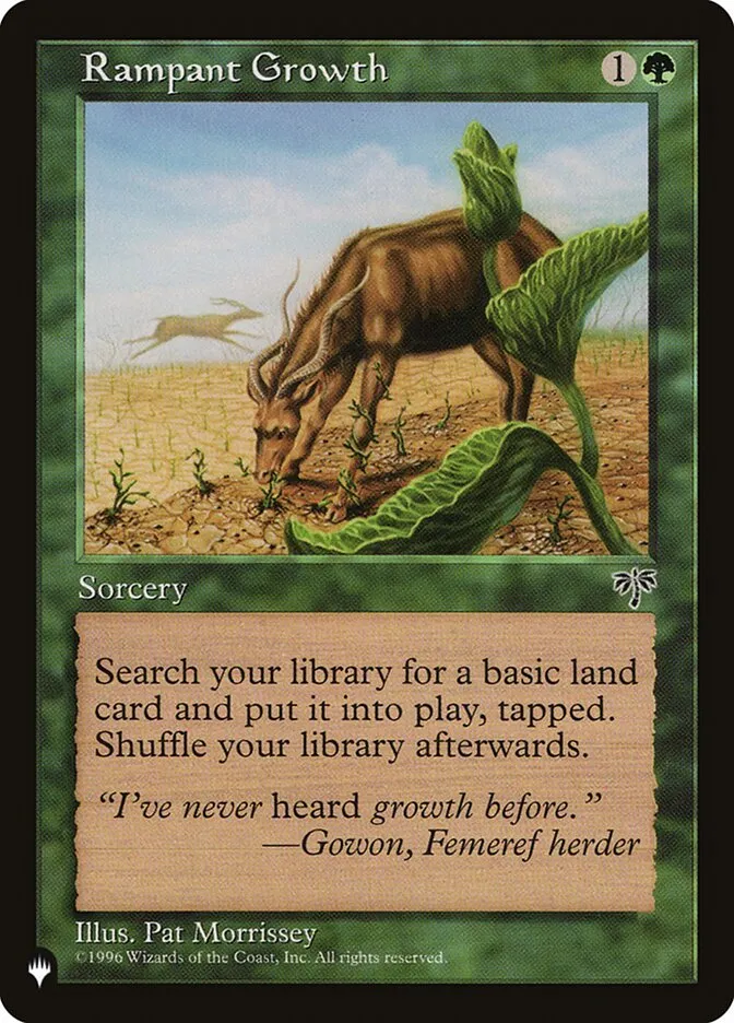 2020 The List Rampant Growth #MIR-235 common card image