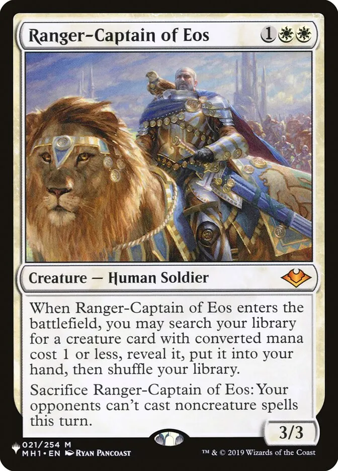 2020 The List Ranger-Captain of Eos #MH1-21 mythic card image