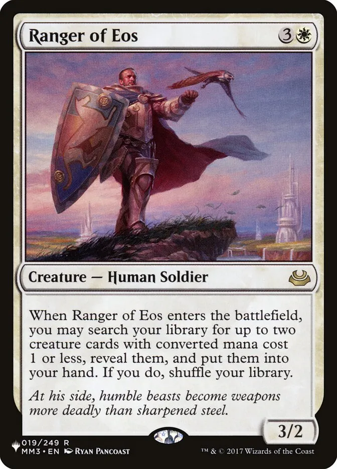 2020 The List Ranger of Eos #MM3-19 rare card image