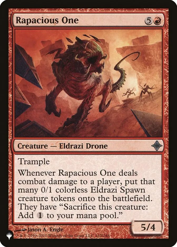 2020 The List Rapacious One uncommon #ROE-162 uncommon card image