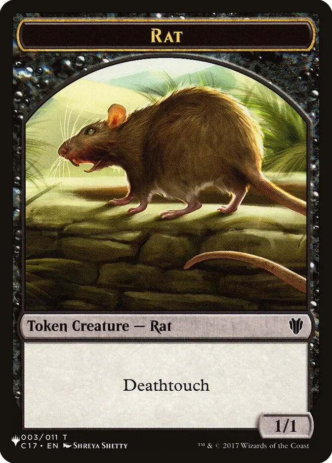 2020 The List Rat common #TC17-3 common card image