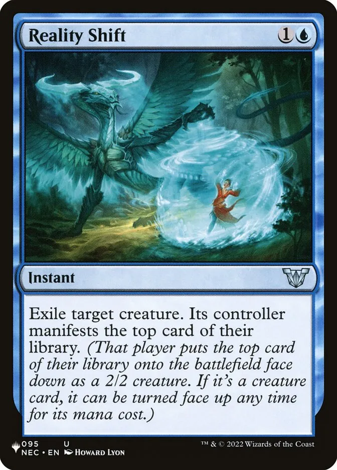 2020 The List Reality Shift uncommon #NEC-95 uncommon card image