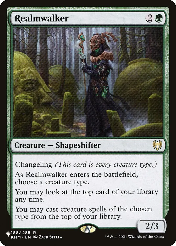 2020 The List Realmwalker #KHM-188 rare card image