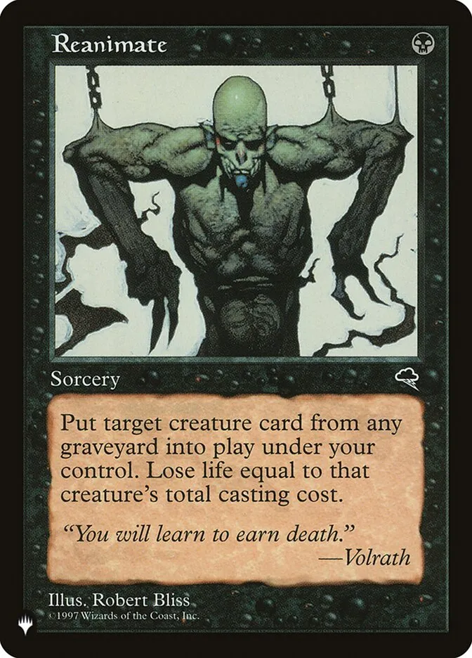 2020 The List Reanimate uncommon #TMP-151 uncommon card image