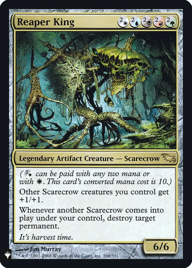 2020 The List Reaper King #SHM-260 rare card image