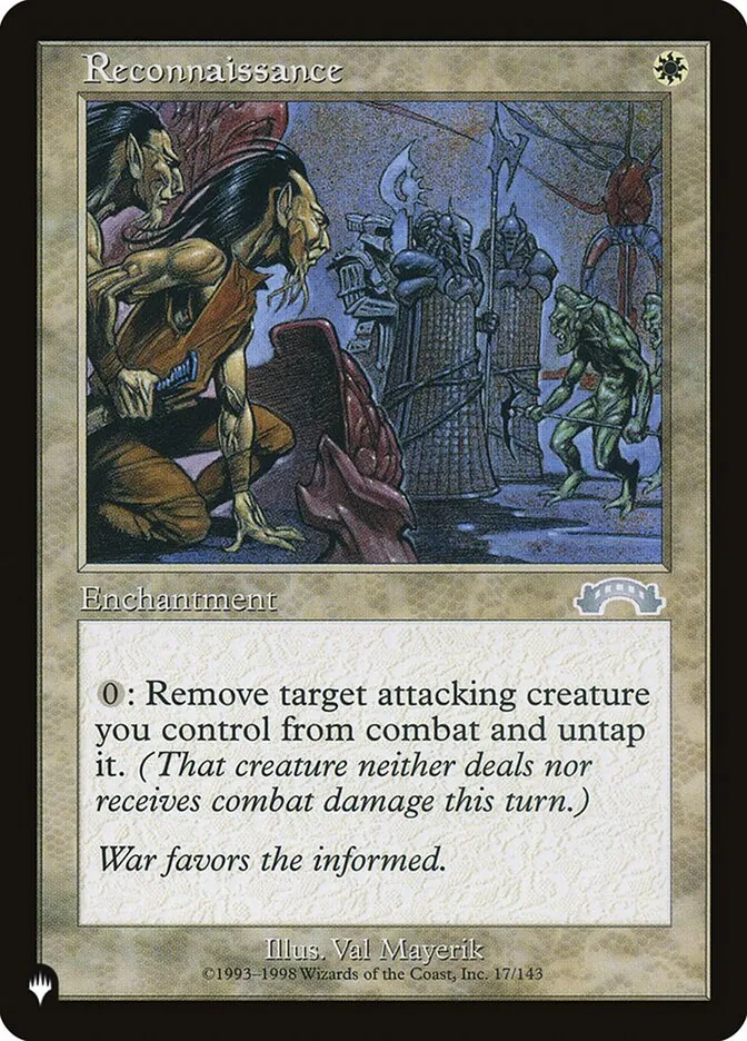 2020 The List Reconnaissance #EXO-17 uncommon card image