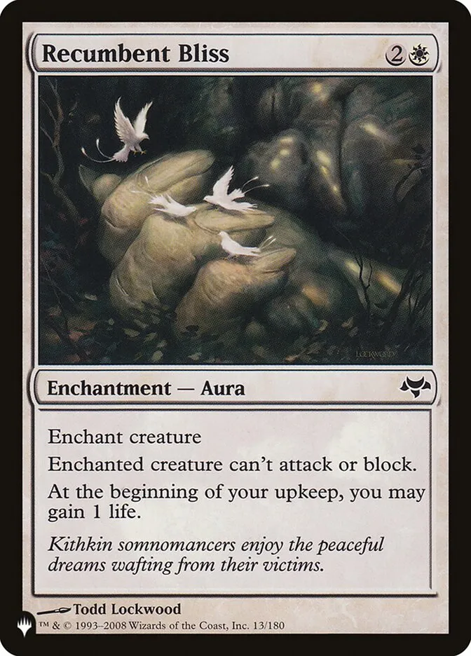 2020 The List Recumbent Bliss #EVE-13 common card image