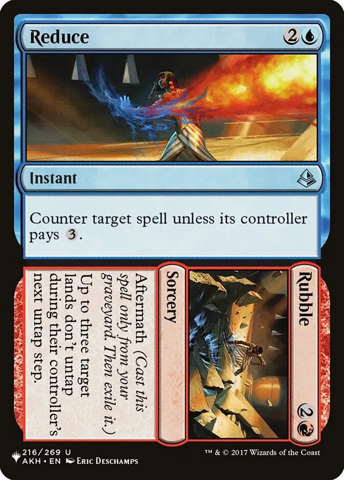 2020 The List Reduce // Rubble #AKH-216 uncommon card image