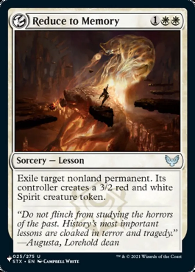 2020 The List Reduce to Memory uncommon #STX-25 uncommon card image