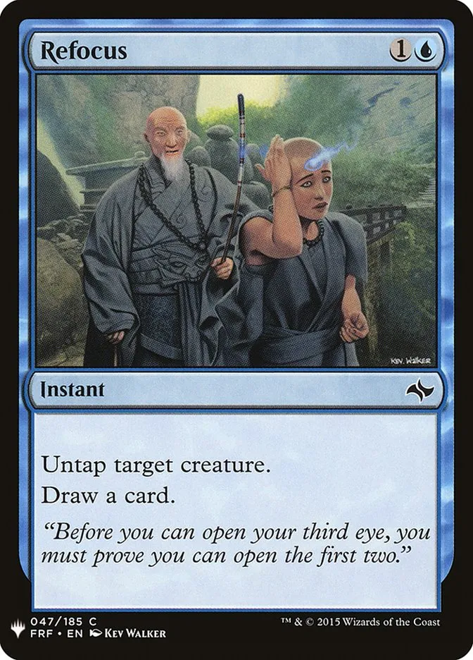 2020 The List Refocus common #FRF-47 common card image