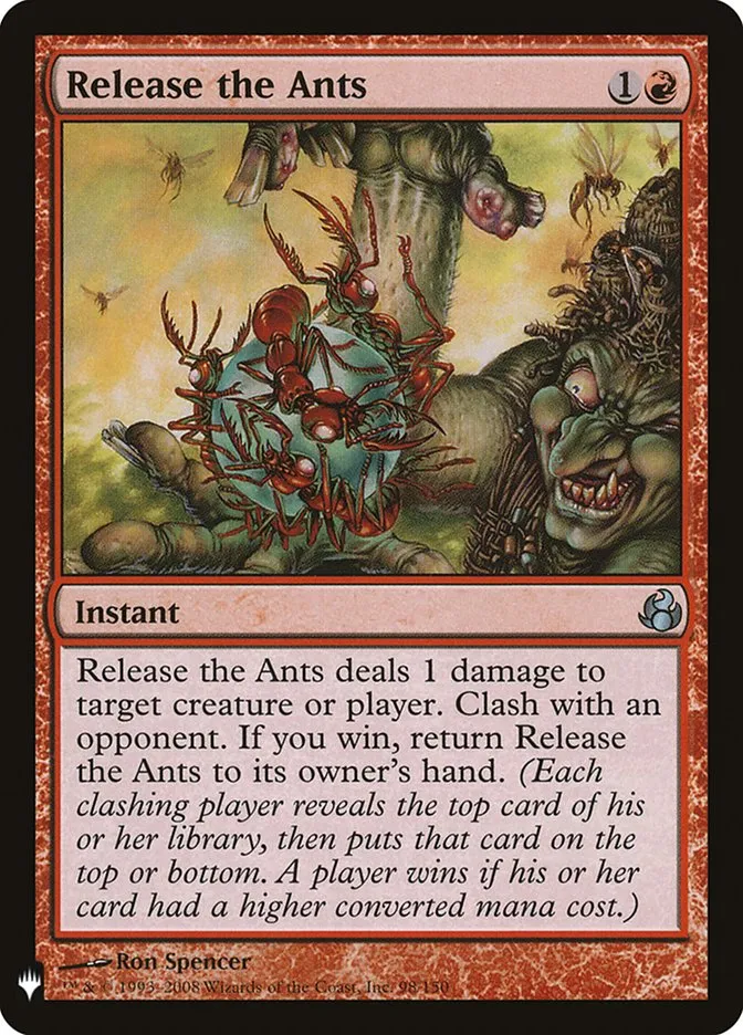 2020 The List Release the Ants #MOR-98 uncommon card image