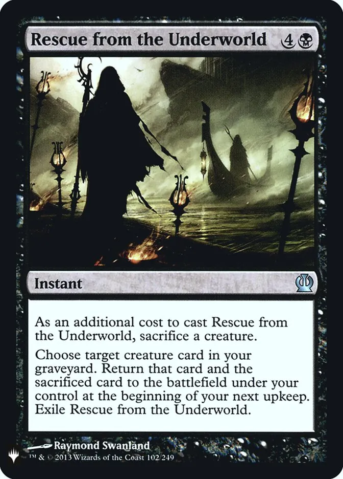 2020 The List Rescue from the Underworld #THS-102 uncommon card image