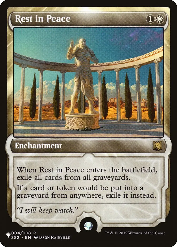 2020 The List Rest in Peace #SS2-4 rare card image