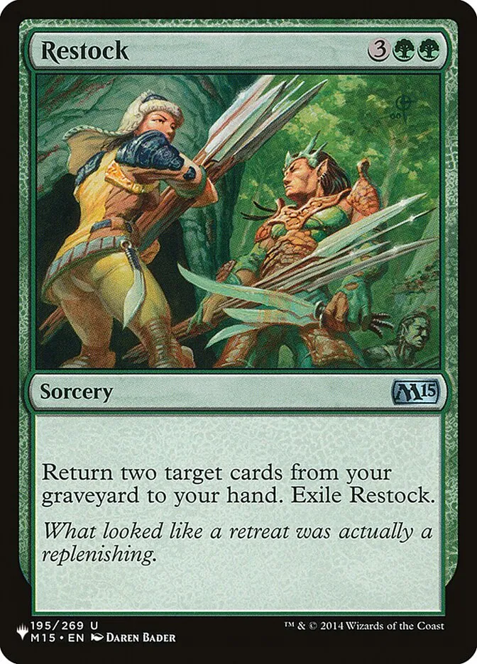 2020 The List Restock #M15-195 uncommon card image