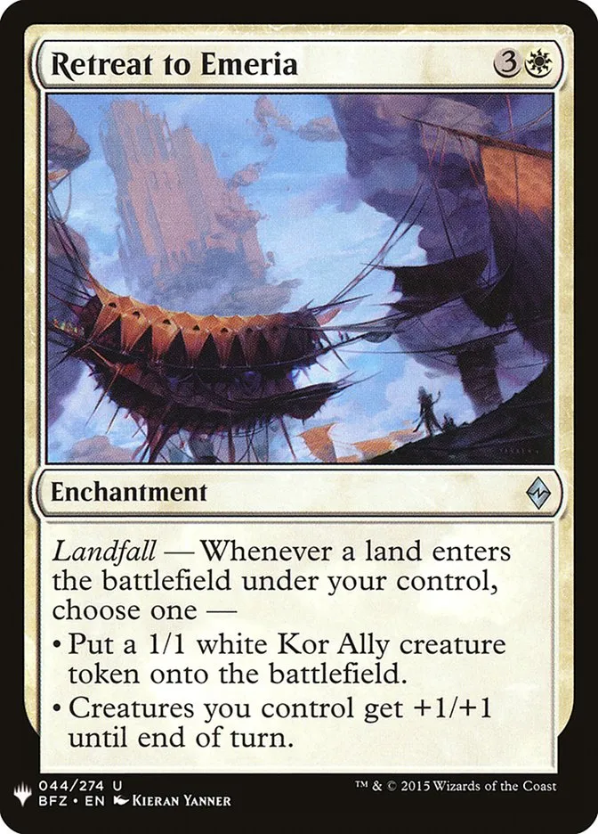 2020 The List Retreat to Emeria #BFZ-44 uncommon card image