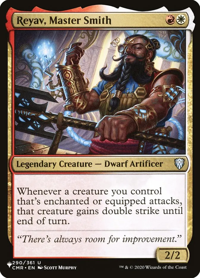 2020 The List Reyav, Master Smith #CMR-290 uncommon card image