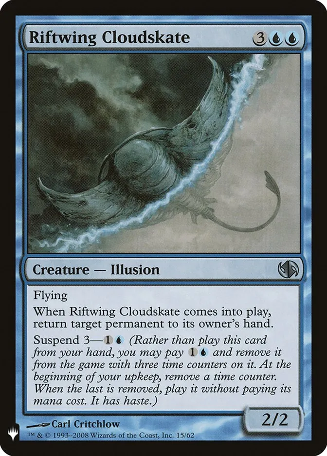 2020 The List Riftwing Cloudskate uncommon #DD2-15 uncommon card image
