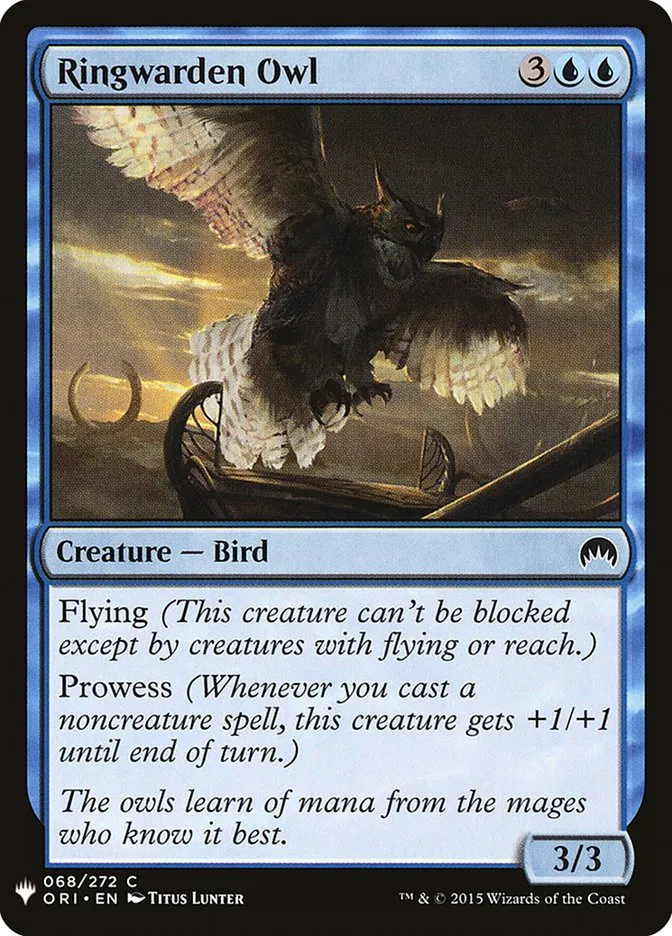 2020 The List Ringwarden Owl #ORI-68 common card image