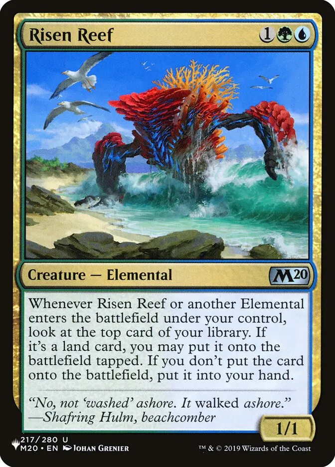 2020 The List Risen Reef #M20-217 uncommon card image