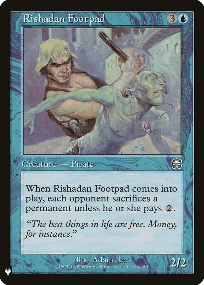2020 The List Rishadan Footpad #MMQ-94 uncommon card image