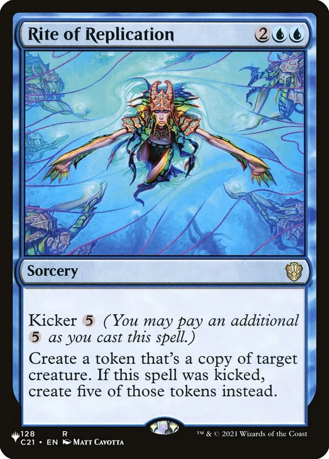 2020 The List Rite of Replication #C21-128 rare card image