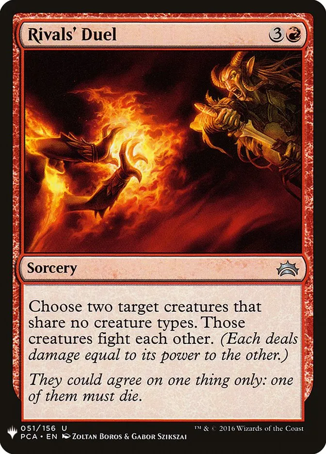 2020 The List Rivals' Duel #PCA-51 uncommon card image