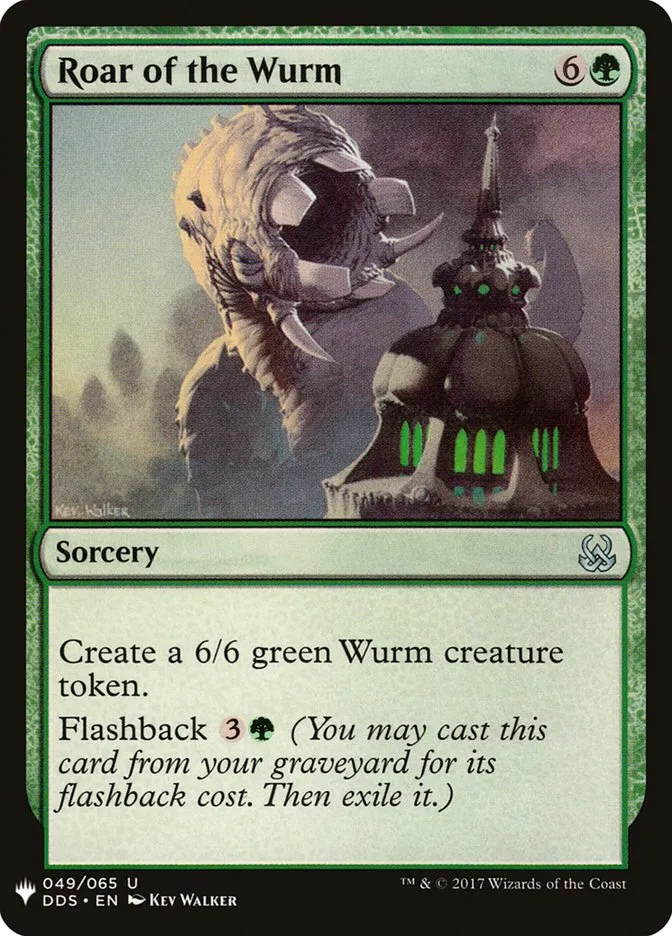 2020 The List Roar of the Wurm #DDS-49 uncommon card image