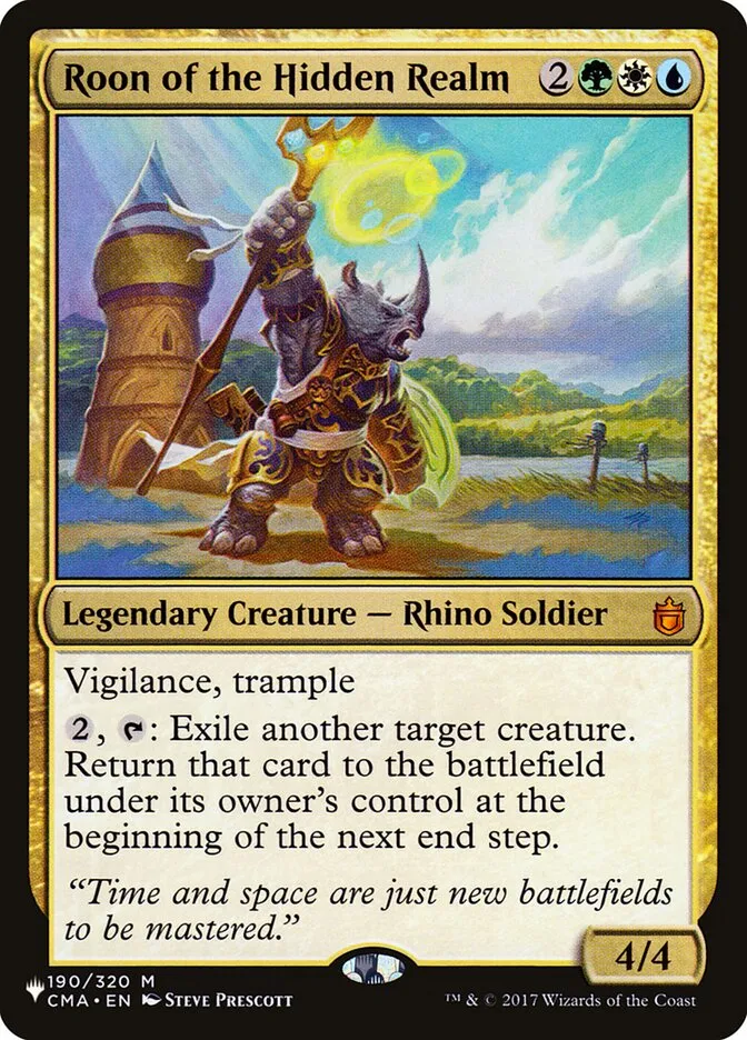 2020 The List Roon of the Hidden Realm #CMA-190 mythic card image
