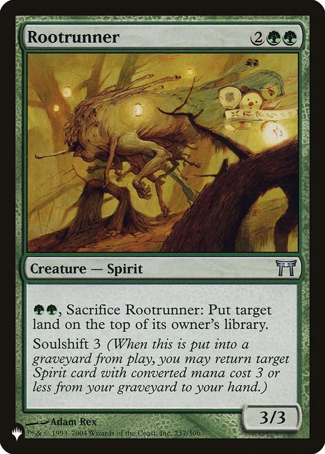 2020 The List Rootrunner uncommon #CHK-237 uncommon card image