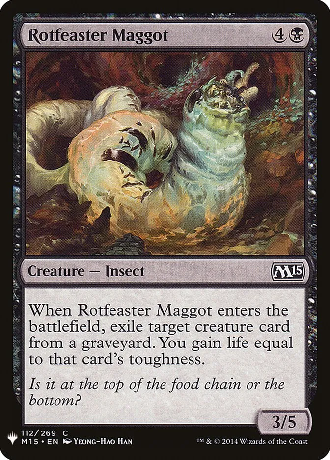 2020 The List Rotfeaster Maggot common #M15-112 common card image