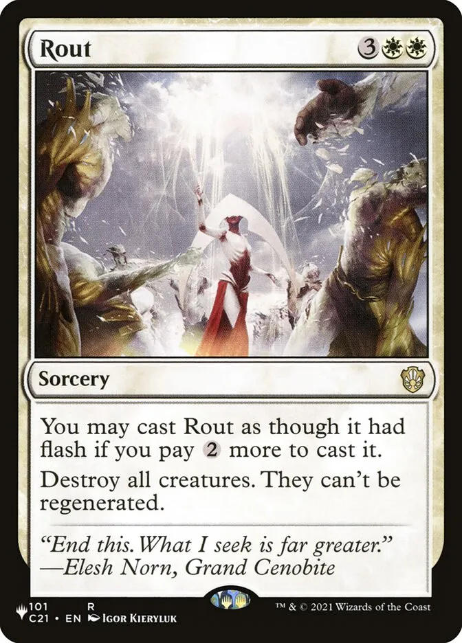 2020 The List Rout #C21-101 rare card image