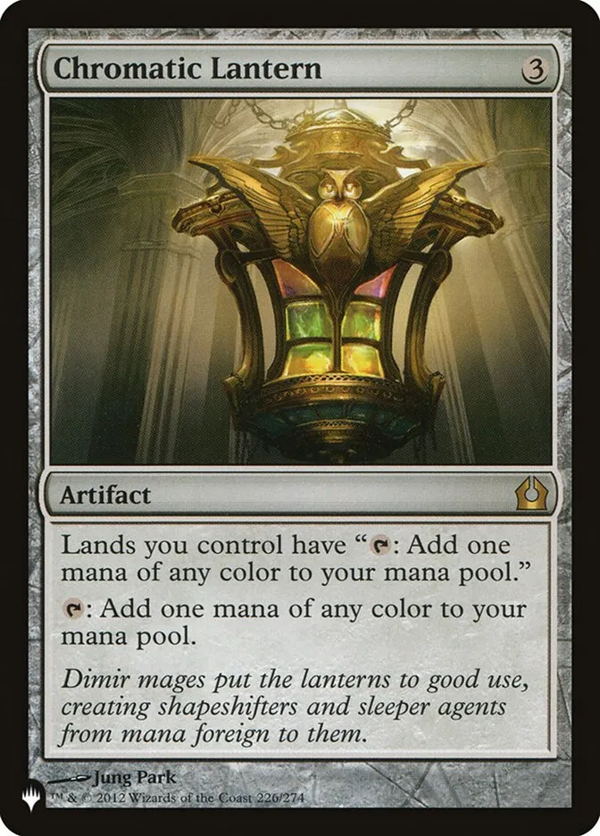 2020 The List Chromatic Lantern #RTR-226 rare card image
